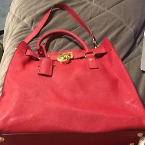 Red Michael Kors bag